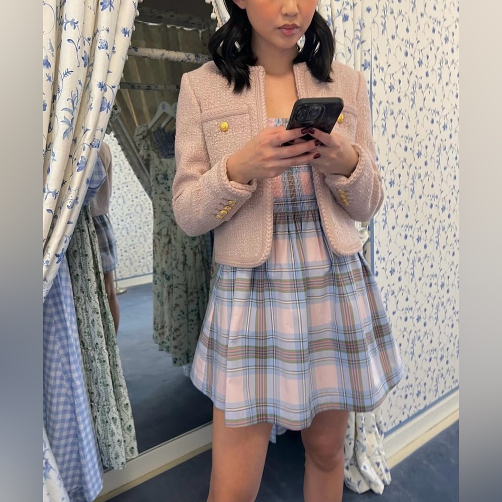 Hill House Naia Nap Dress Spring Plaid